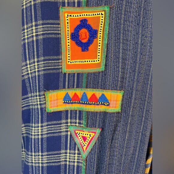 Faith Patchwork Button-Up Tunic – Size M - Picture 11 of 13